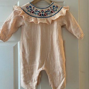 Louise Misha Blush Jumpsuit, size 24 months